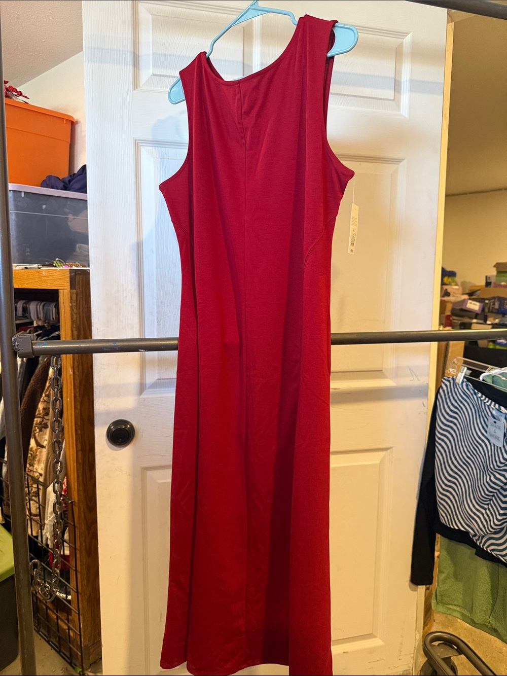 a new day Sleeveless Red Maxi Dress
